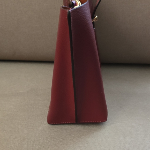 Coach Burgundy Mollie 25 Tote - Picture 6 of 9